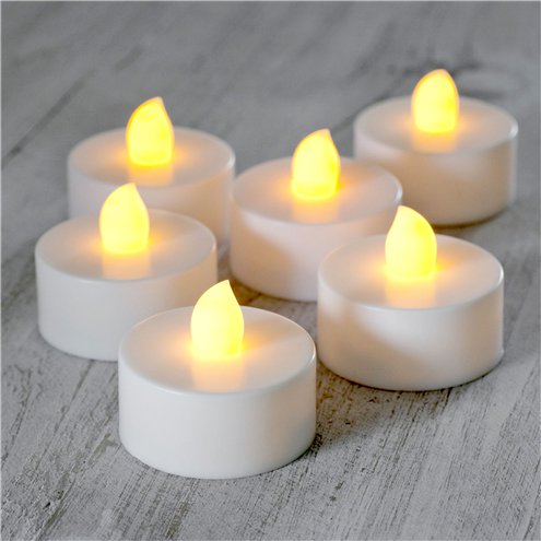 8 color available 24 Flameless Floating LED tealight Candle Battery operated 